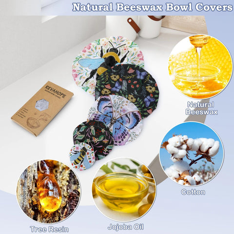 Revahope cubiertas de cera para 20 cm permiten ventilación suave durante el levado.