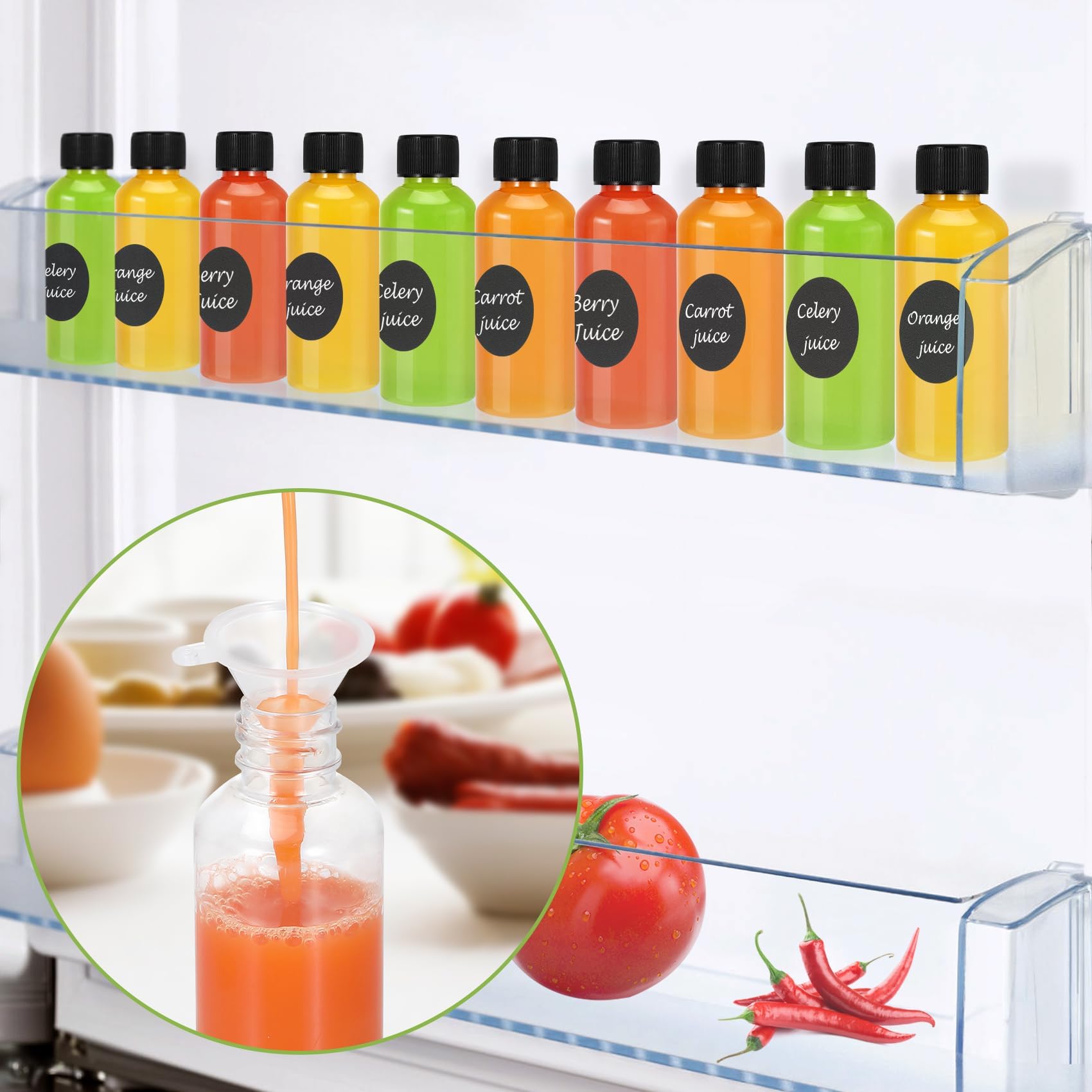 Usos versátiles: jugos, aceites y muestras para DIY.