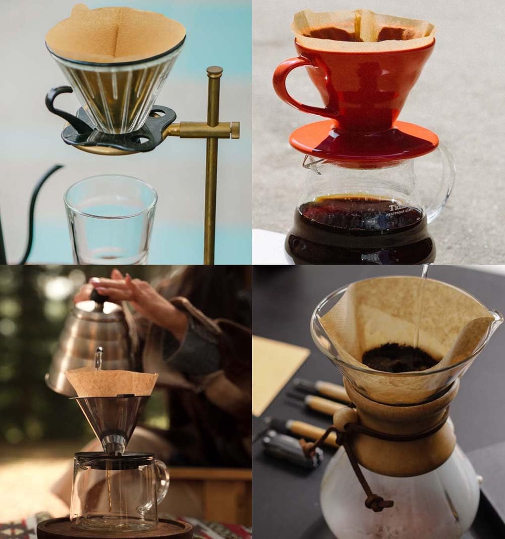 Capacidad 1–4 tazas Revelook, compatible con diferentes métodos de café.