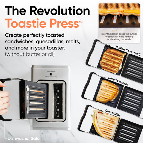 Revolution R180 Connect Niveles de Tostado, ajuste preciso para cada pan.