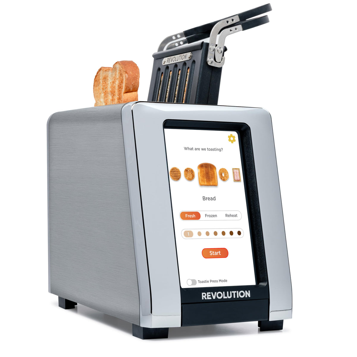 Revolution R180 Connect Tostador Frontal con tostado consistente gracias a sensores.