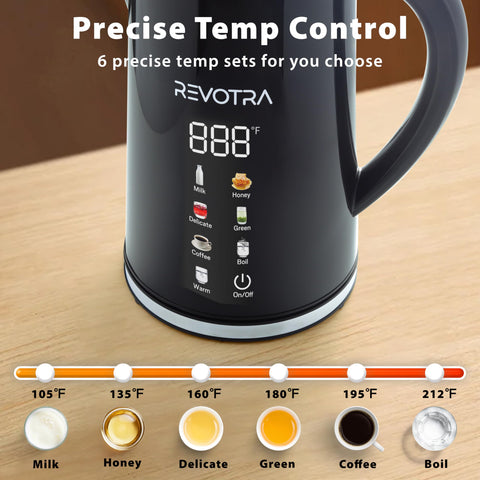 REVOTRA, cuerpo de doble pared para seguridad y temperatura estable durante el hervido