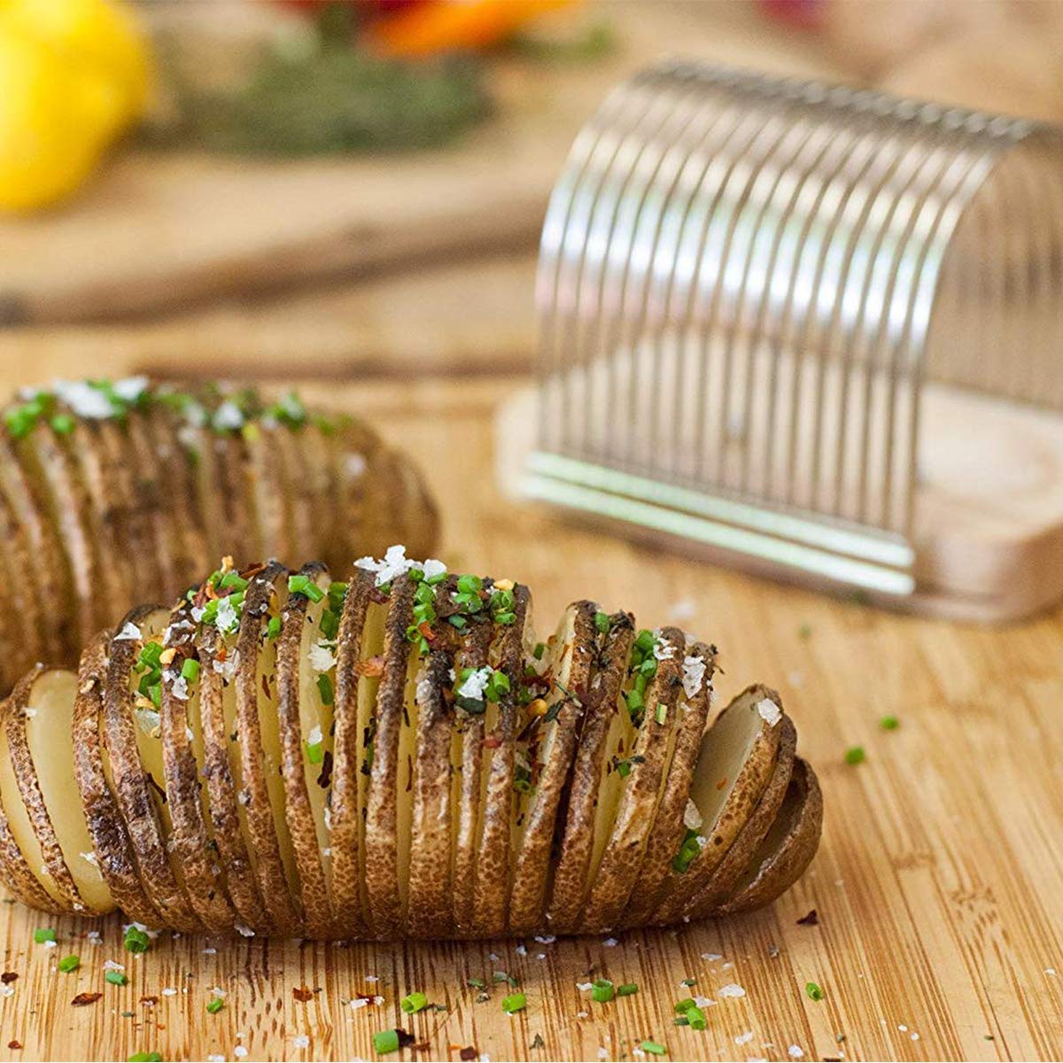 REYINL cortador tomate: rebanadas consistentes para ensaladas y sándwiches.