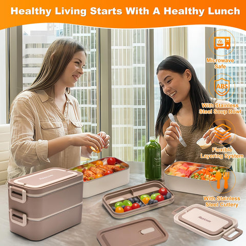 Capas flexibles de Rezicom lonchera para comidas variadas