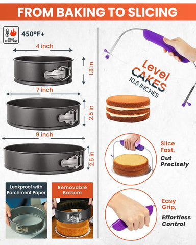 RFAQK 700PCs: conjunto de herramientas de repostería para decoración creativa y limpia.