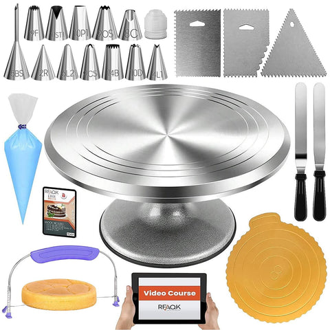 RFAQK kit-decoracion-pasteles-50-piezas para empezar a decorar pasteles