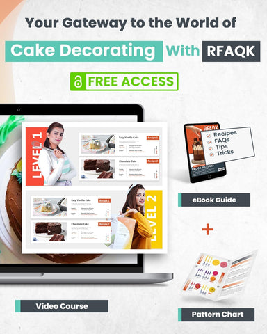 RFAQK bolsas desechables y cepillo para limpieza rápida tras decorar.