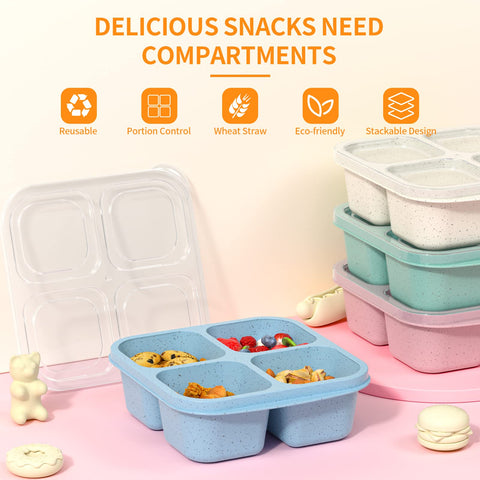RGNEIN Bento apilables, ahorro de espacio en la nevera.