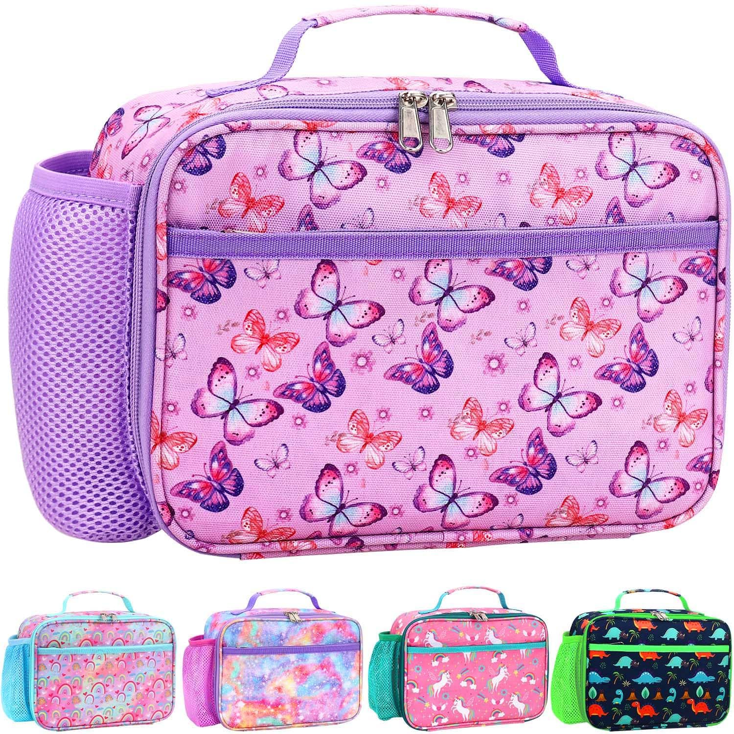 RHCPFOVR bolsa para almuerzo infantil, vista frontal, diseño resistente para el día escolar