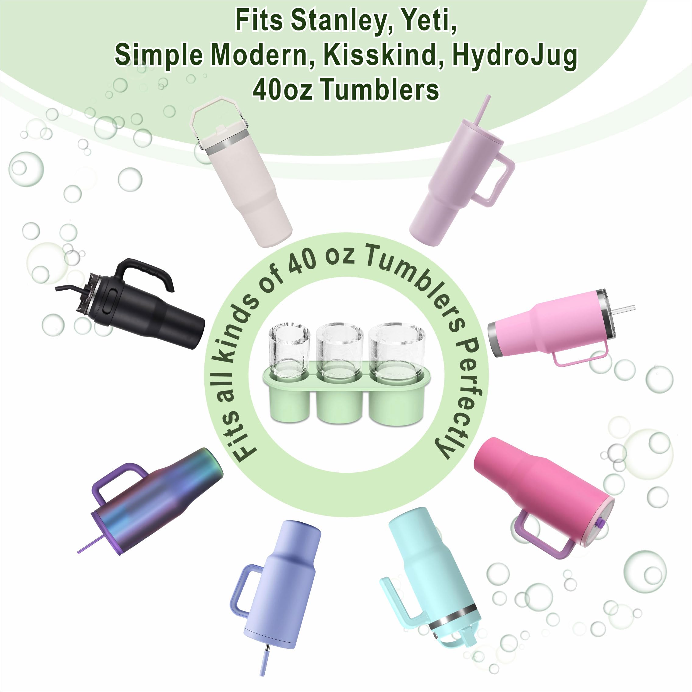 Rhewatin compatible con Stanley y Yeti para 40oz.