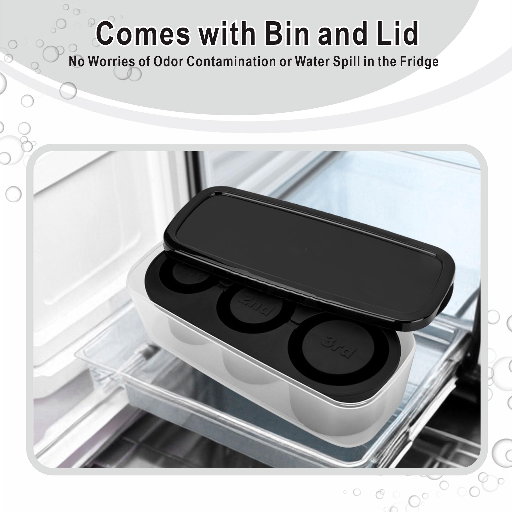 Rhewatin diseño flexible facilita desmoldar cubos para bebidas.