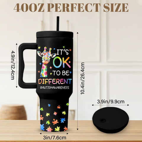Tumbler RHONGE 40oz con acabado inoxidable, duradero para uso diario y regalos.