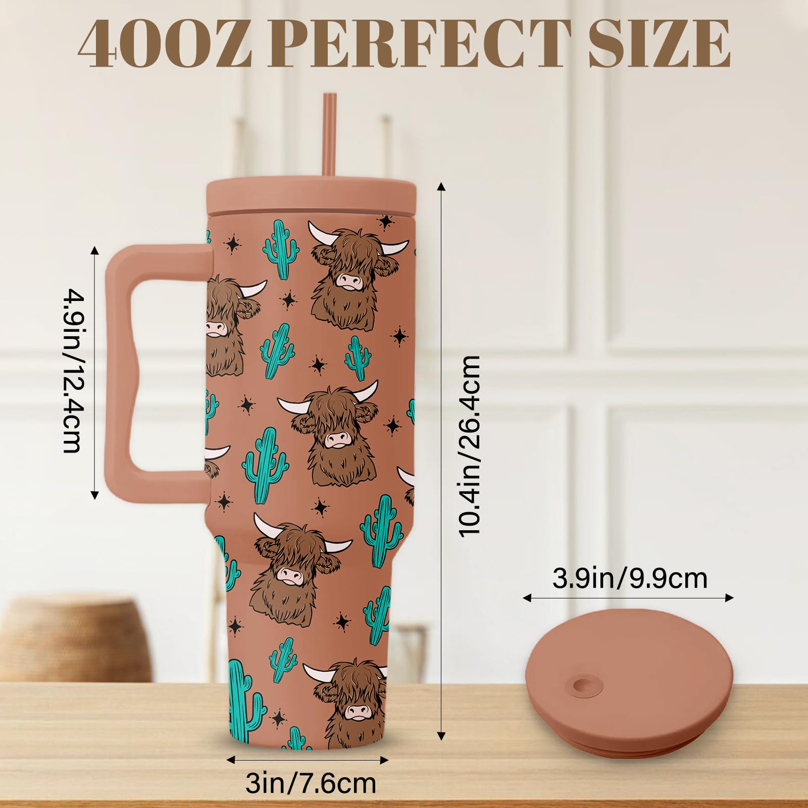 RHONGE vaso térmico gran capacidad, ideal para días largos