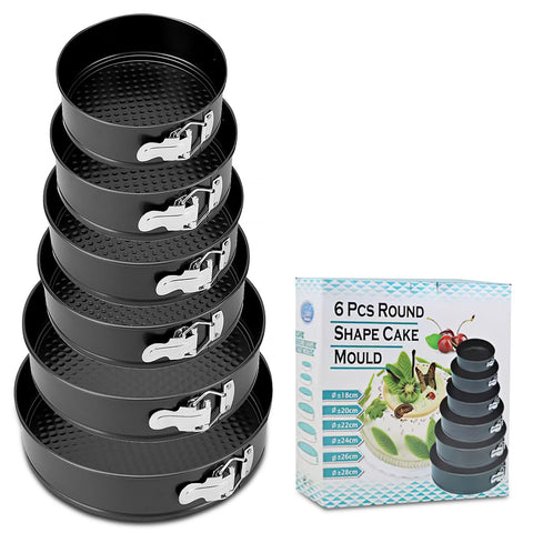 RHQQ molde tarta desmontable de 7 pulgadas para desmoldar fácilmente y hornear con limpieza.
