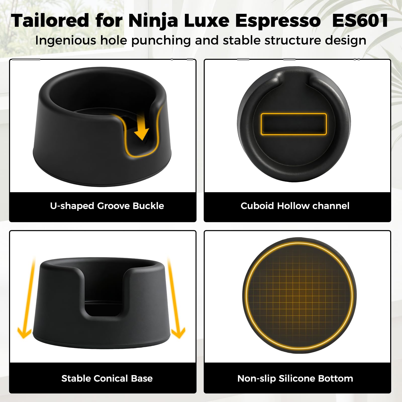 RICANK silicona duradera Ninja ES601 ofrece uso diario sin deformaciones.