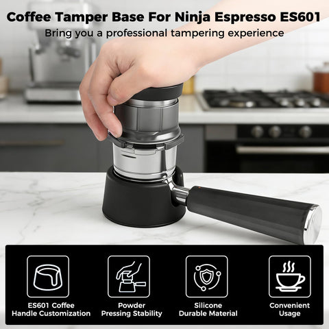 RICANK soporte de portafiltro Ninja ES601 facilita un tampado más preciso.