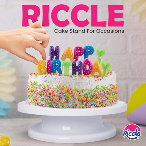 Kit completo de decoración Riccle para pasteles, instrucciones y herramientas.