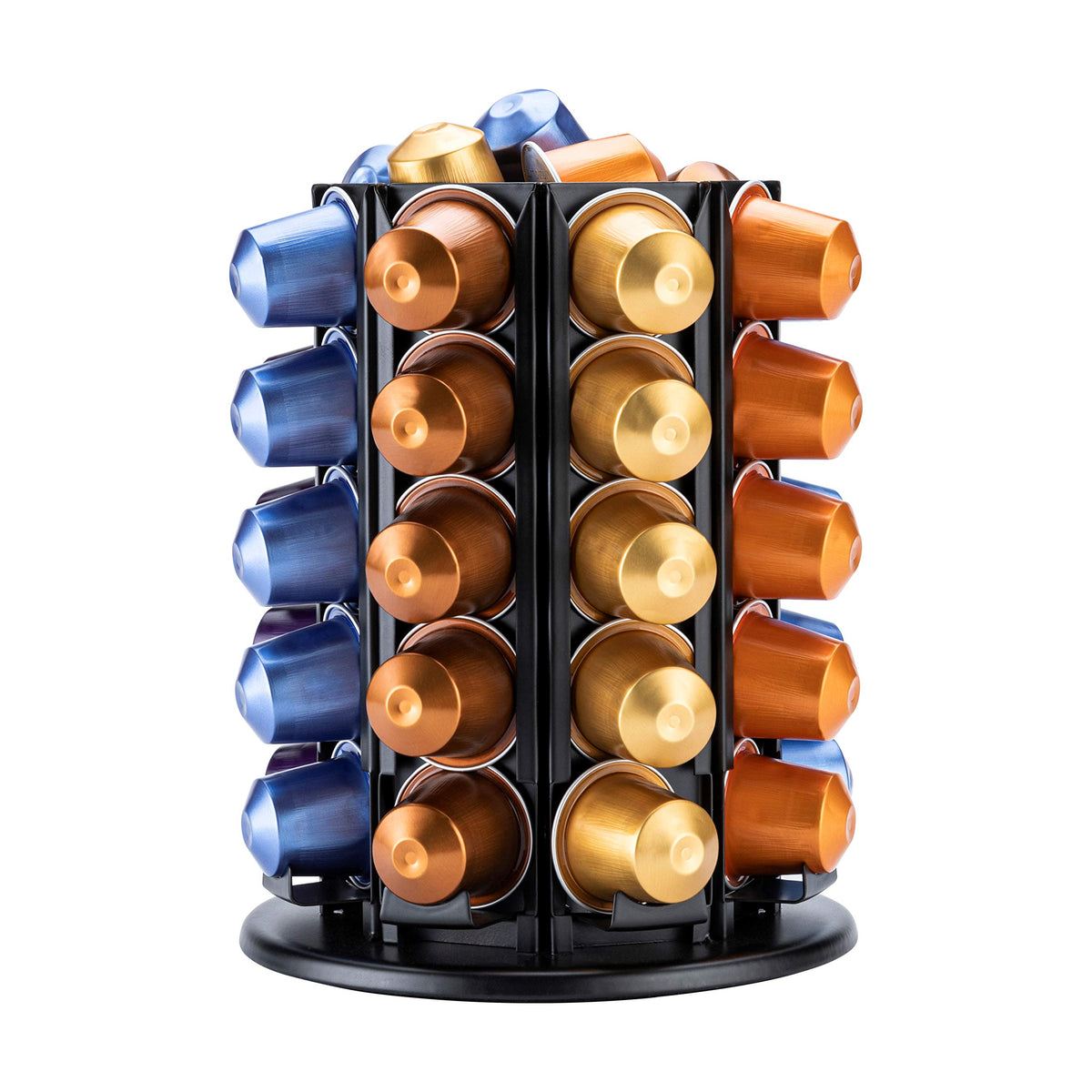 Rice Rat porta cápsulas Nespresso Original con carrusel para organizar 40 cápsulas