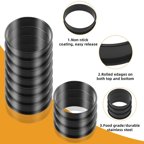 RICHSC-PAN: diseño doble-rodado de los anillos crumpet para bordes suaves