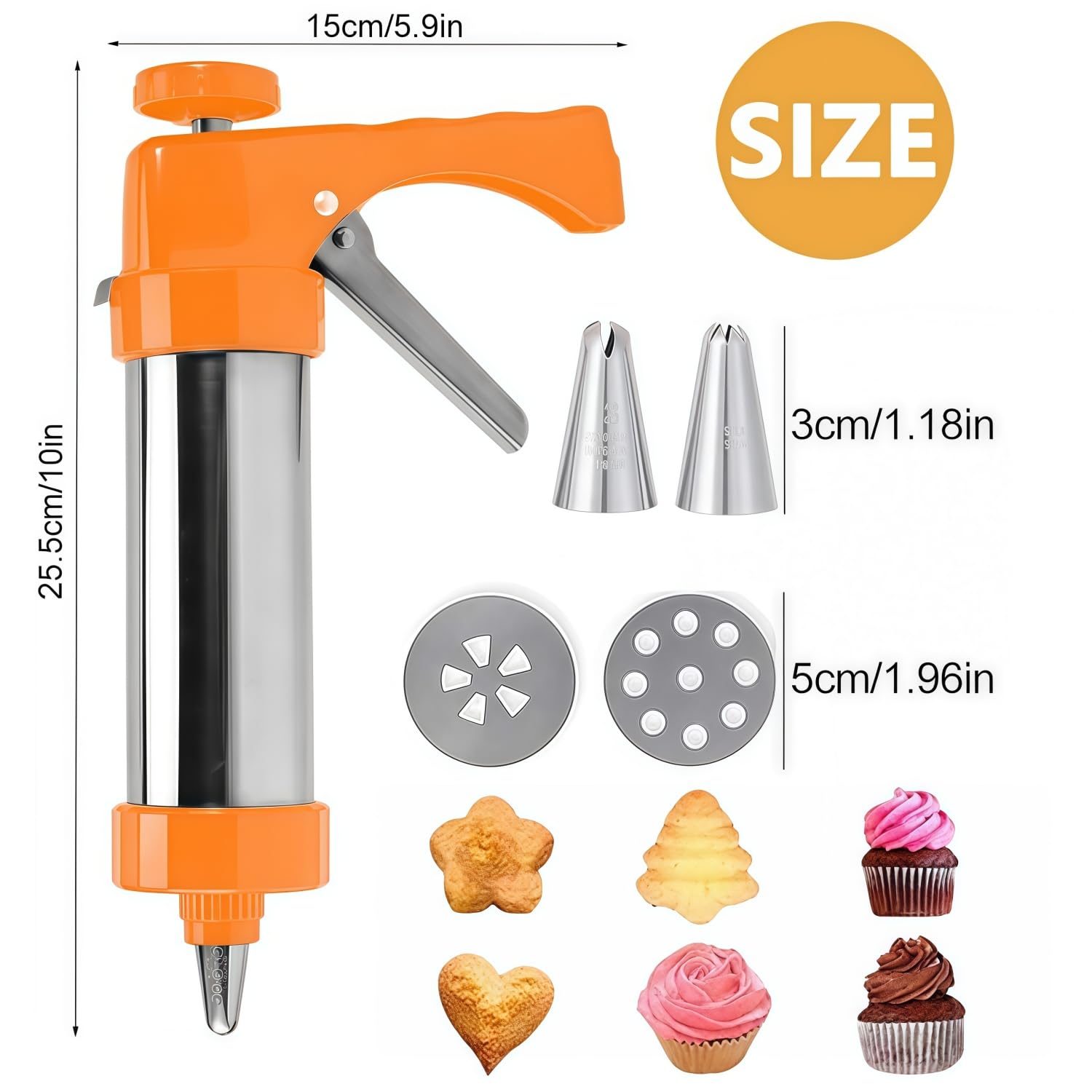 Ridanstian Spritz Press Kit diseño ergonómico para un agarre cómodo