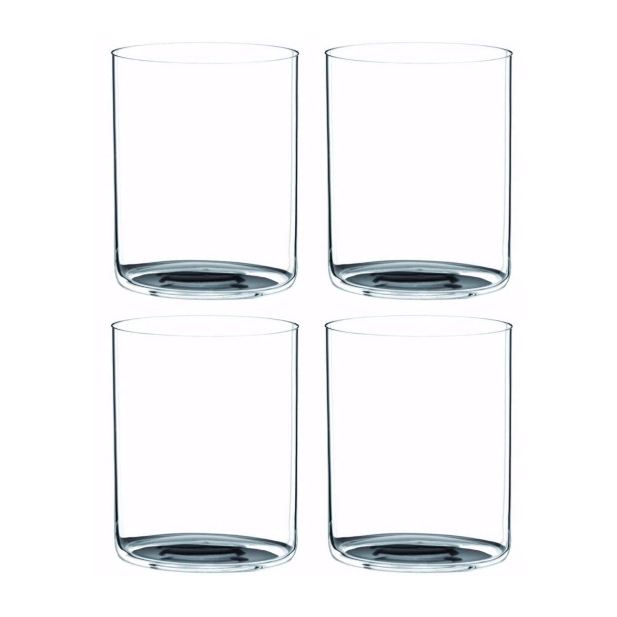 Vaso de vino Riedel H20 de 4 piezas, cristal claro para degustaciones precisas