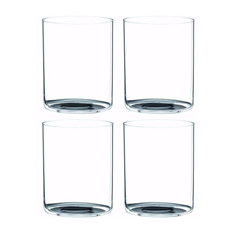 Vaso de vino Riedel H20 de 4 piezas, cristal claro para degustaciones precisas