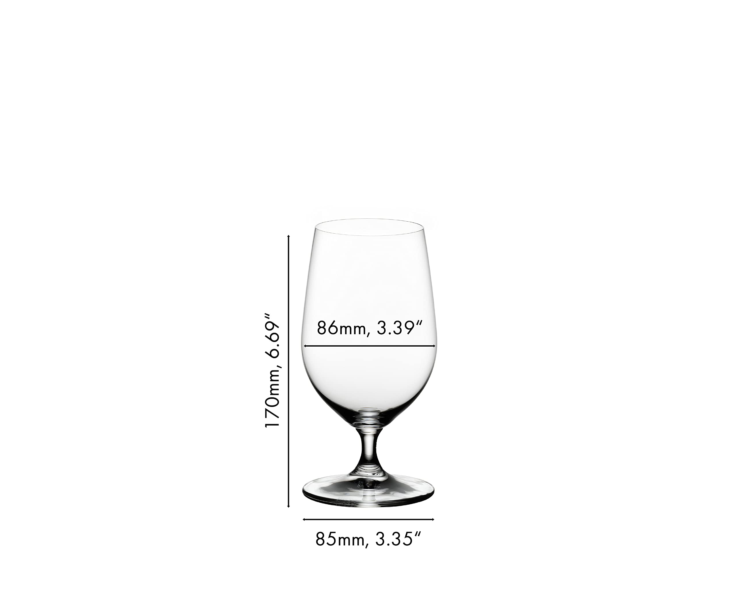 Riedel Bar Beer: vaso tulipán ideal para maridar cervezas ligeras.
