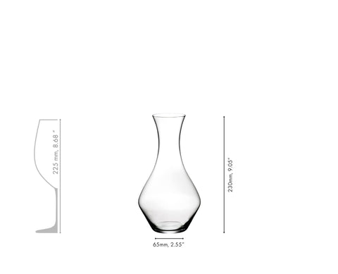 Riedel Cabernet Decanter ideal para mesa, realza presentación y aroma