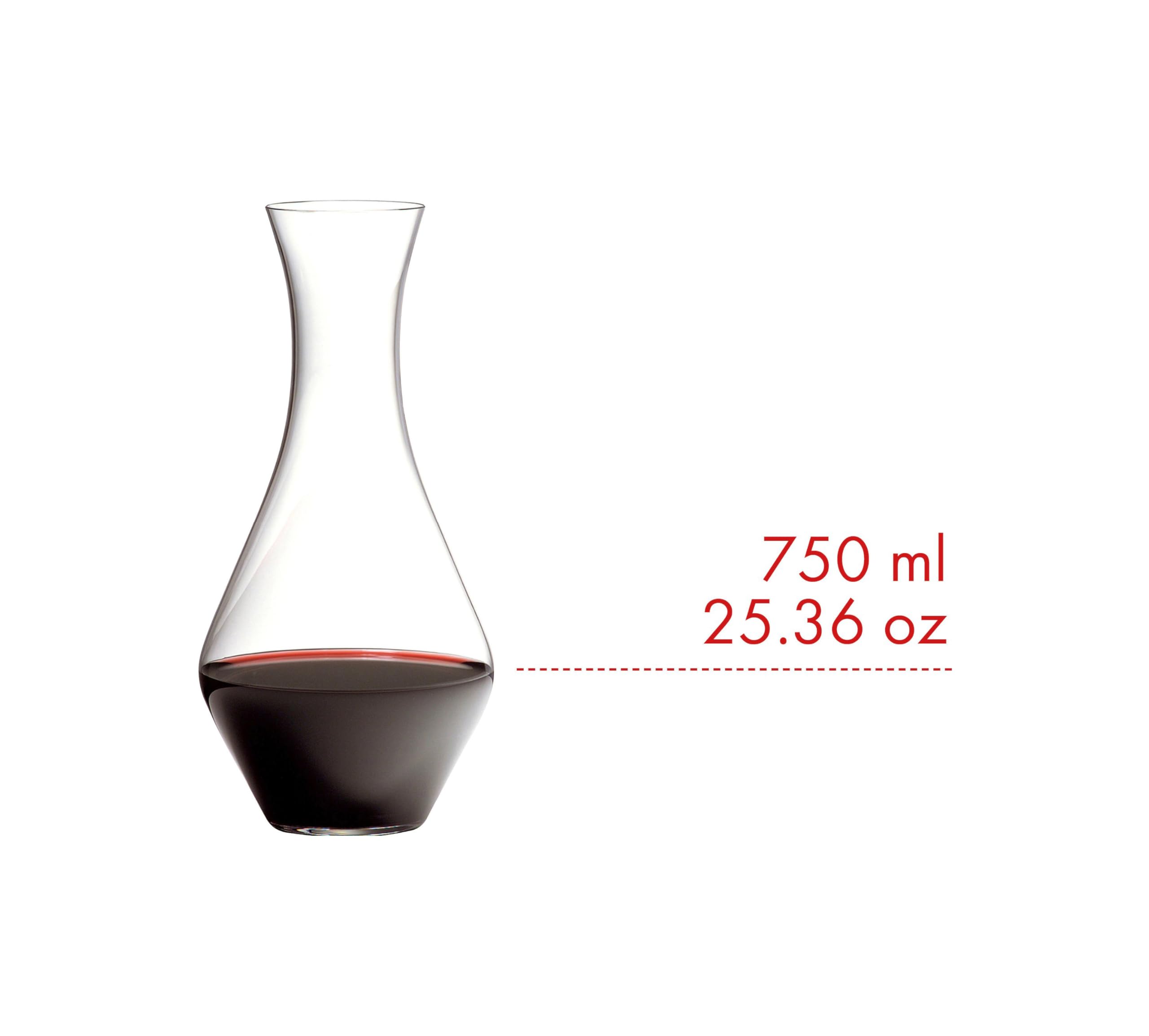 Riedel Cabernet Magnum Decantador lavado manual recomendado para conservar brillo.