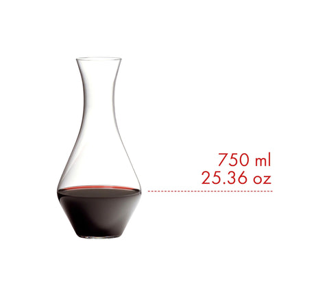 Riedel Cabernet Magnum Decantador lavado manual recomendado para conservar brillo.