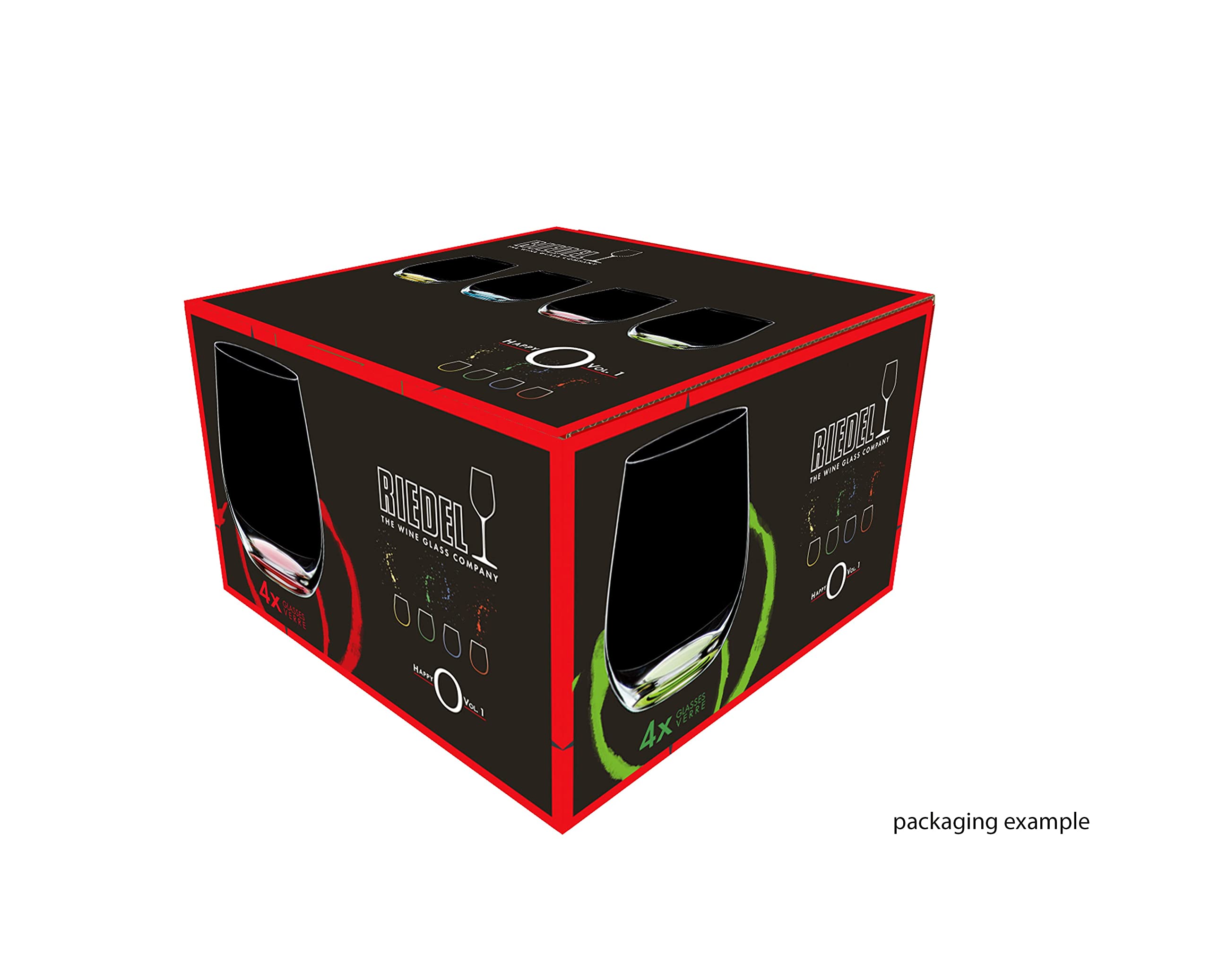 Riedel O Happy Azul: copa sin tallo con base azul para fiestas y estilo