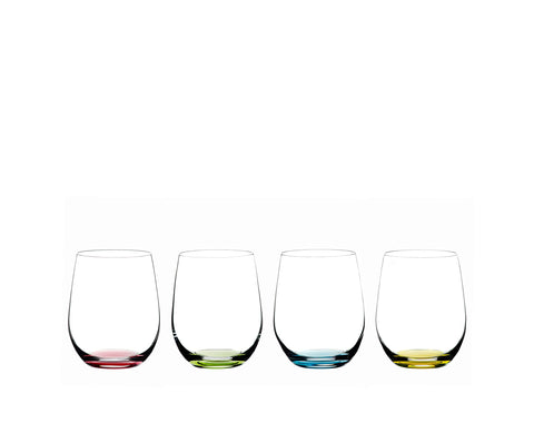 Riedel O Happy Rosa: copa sin tallo con base rosa para distinguir copas