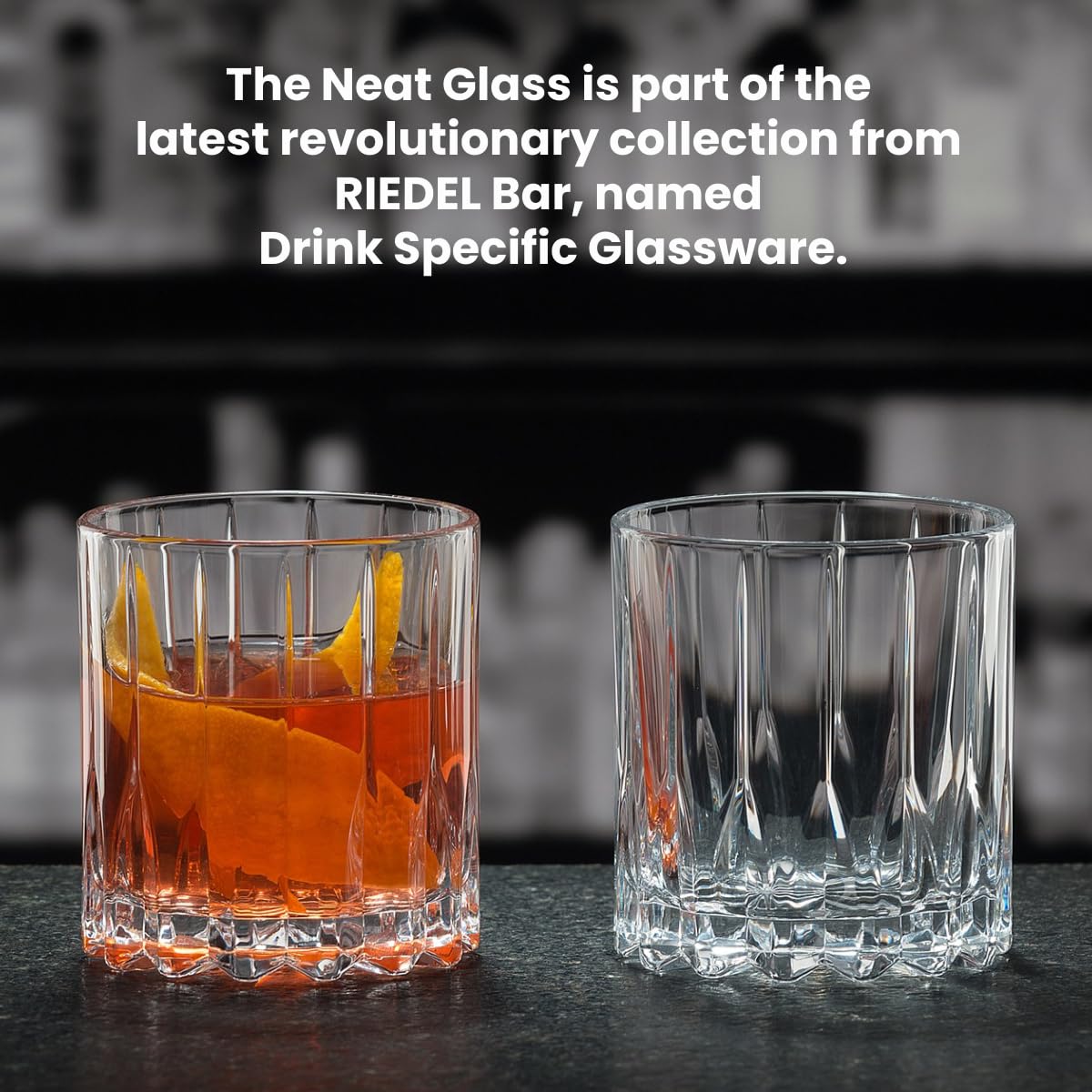 Diseño ergonómico de Riedel que mejora el manejo.