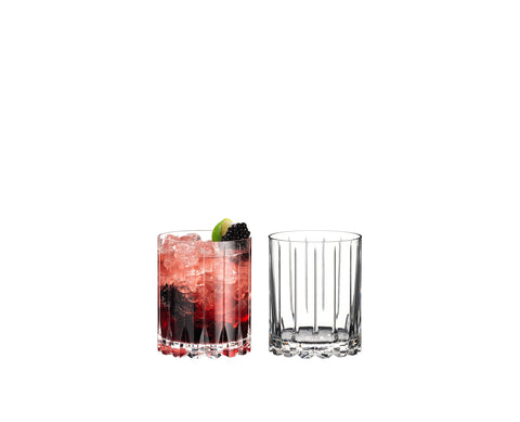 Riedel Double Rocks, vaso de cóctel, ideal para servir con hielo grande y mixers.