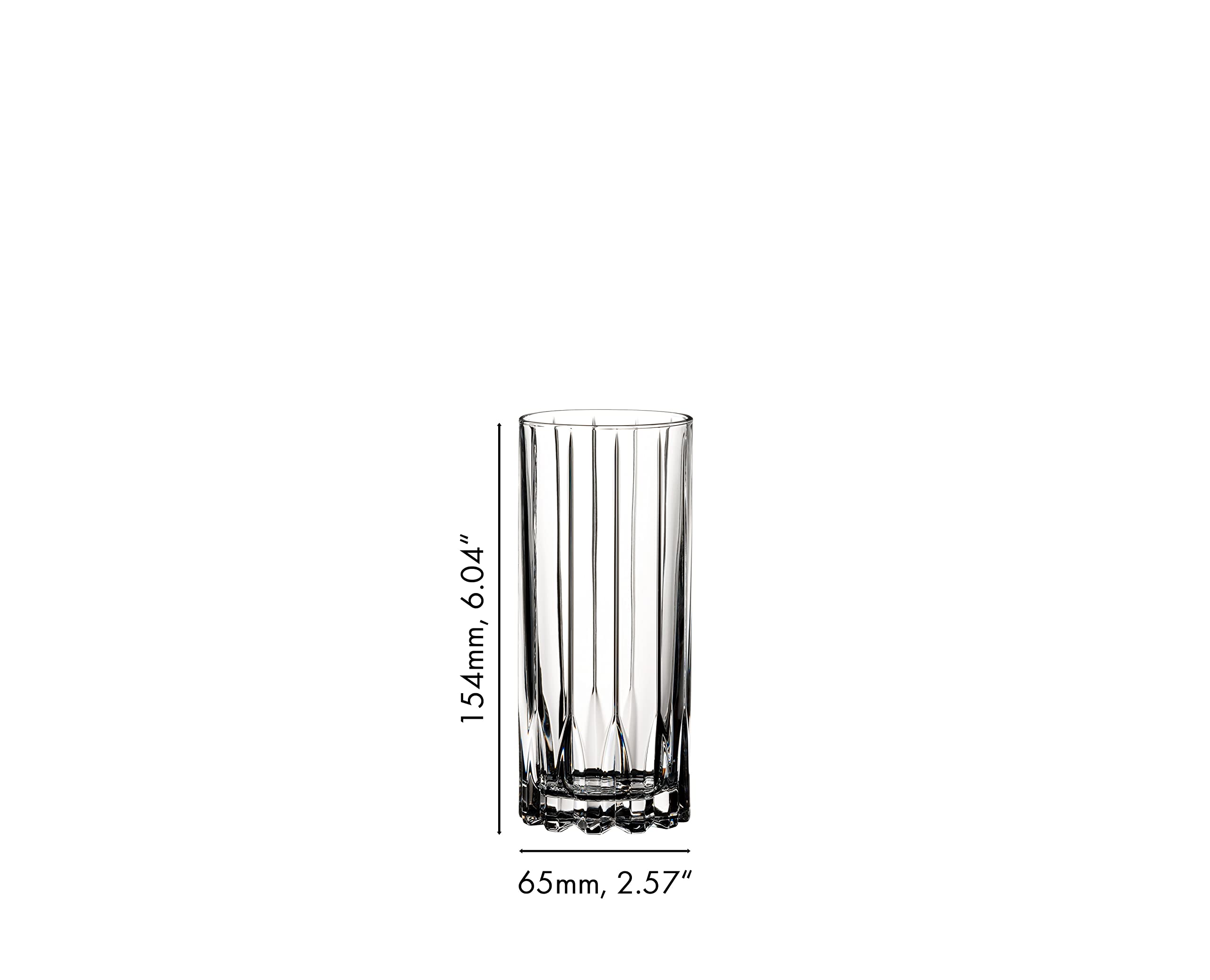 Riedel ergonomía en mano para agarre cómodo y servicio estable.