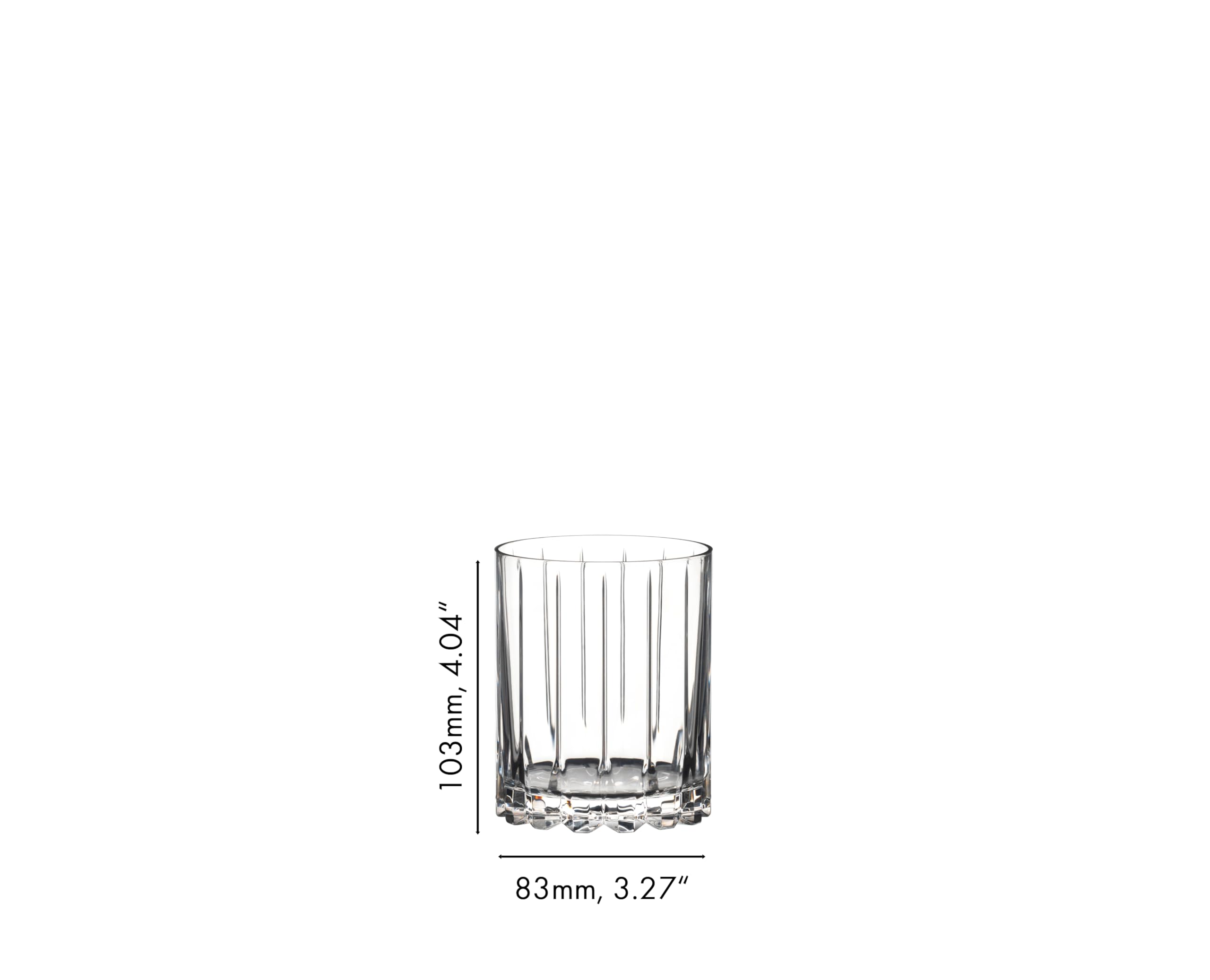 Riedel diseño inteligente para porciones exactas en cócteles y licores