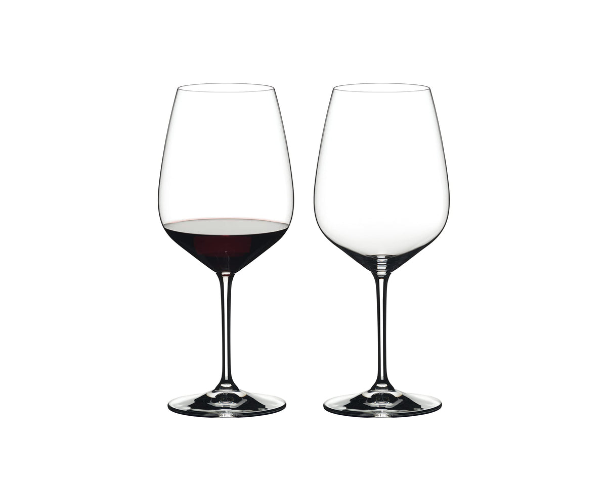 Vaso Riedel Extreme Cabernet con diseño diamante para realzar vinos.