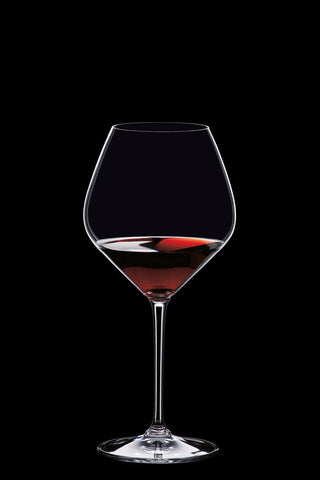 Presentación elegante de Riedel Extreme Pinot Noir para regalar.