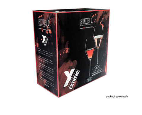 Detalle del diseño extremo de la copa Rosé Extreme de Riedel.