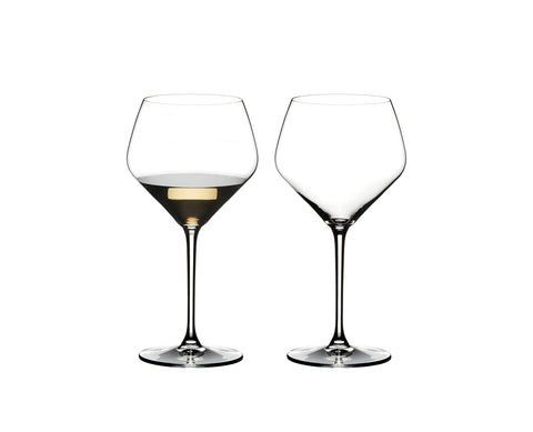 Vaso Riedel Extreme Chardonnay con copa diamante para aroma amplio.