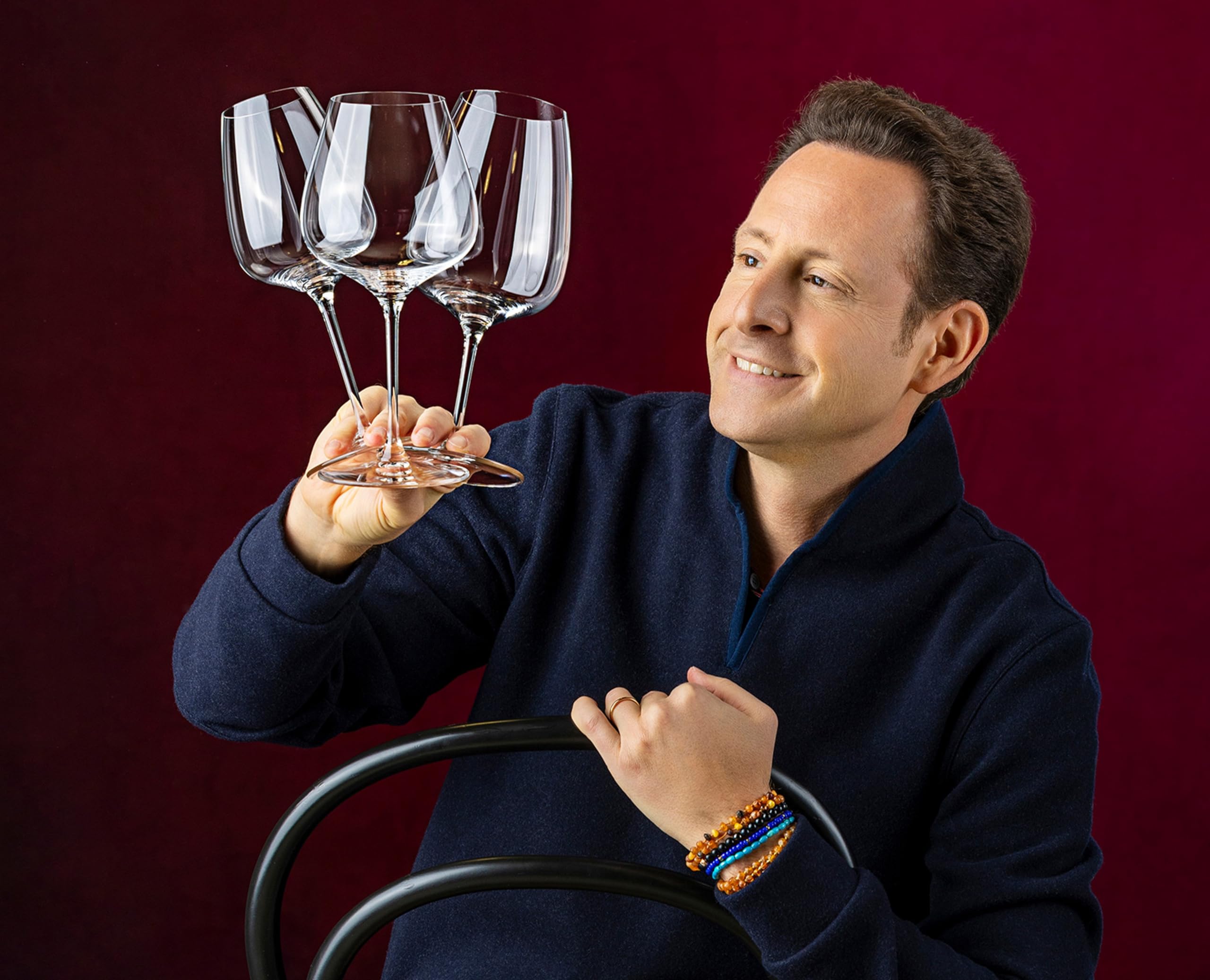 Conjunto GRAPE de 4 vasos, Riedel, ideal para mesa moderna y multiuso