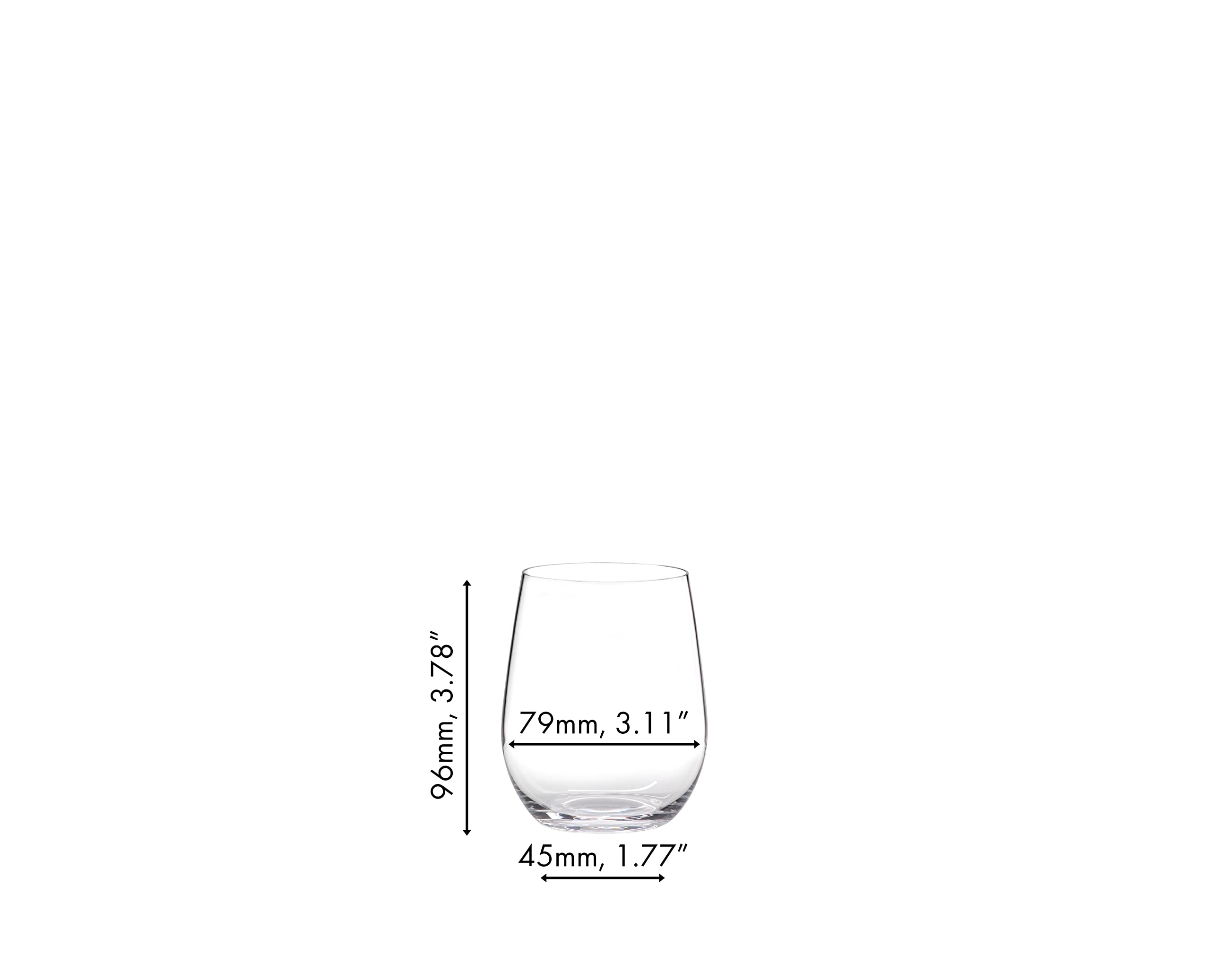 Vaso Riedel O para Chardonnay acentúa acidez y textura suave.