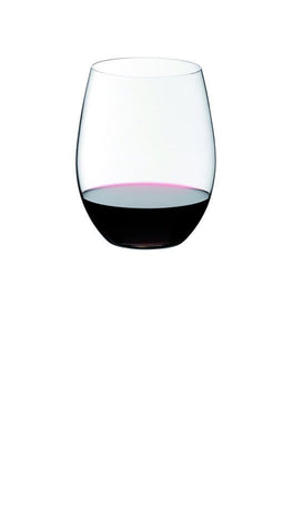 Vaso de cristal Riedel O apto para lavavajillas con diseño moderno.