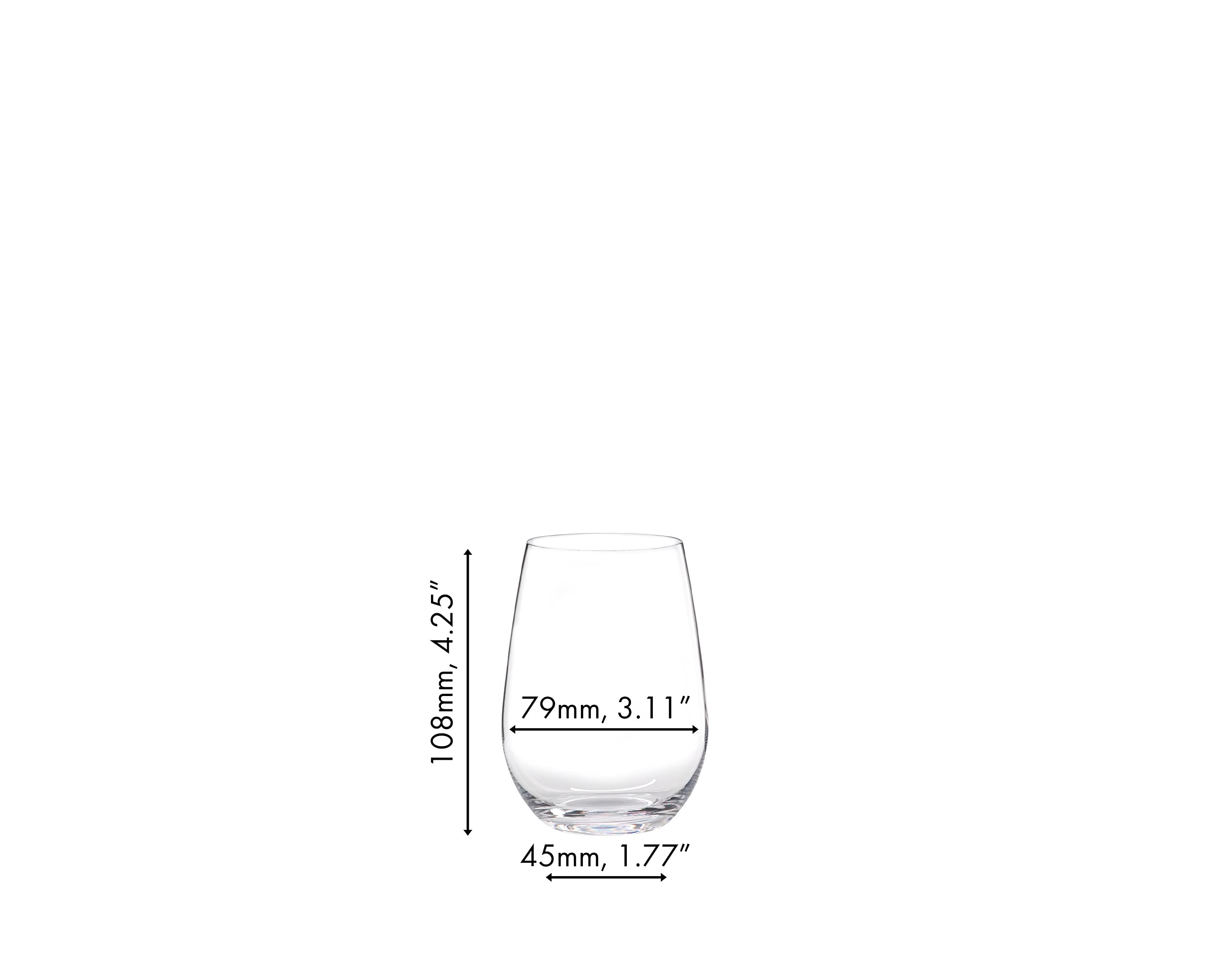 Riedel O capacidad 13-1/4 onzas para vinos blanco ligeros.