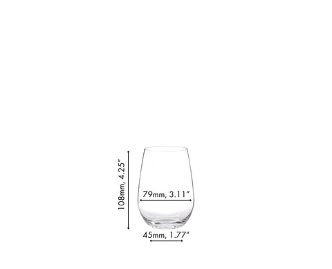 Riedel O capacidad 13-1/4 onzas para vinos blanco ligeros.