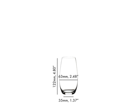 Vaso para uso diario Riedel O, ideal para cualquier ocasión.