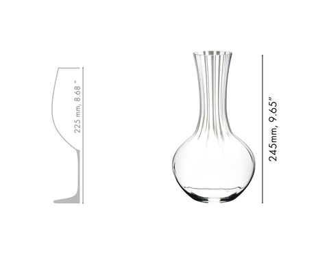 Riedel Performance Decanter, base estable para la mesa