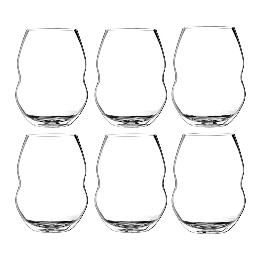 Riedel remolino sin tallo mejora la aireación para degustaciones