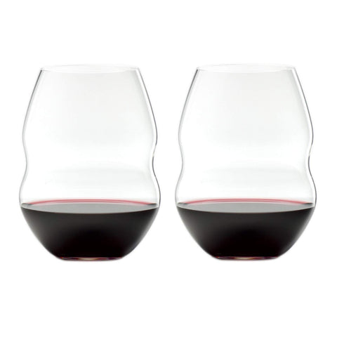 Riedel remolino sin tallo ofrece aeración natural para aromas