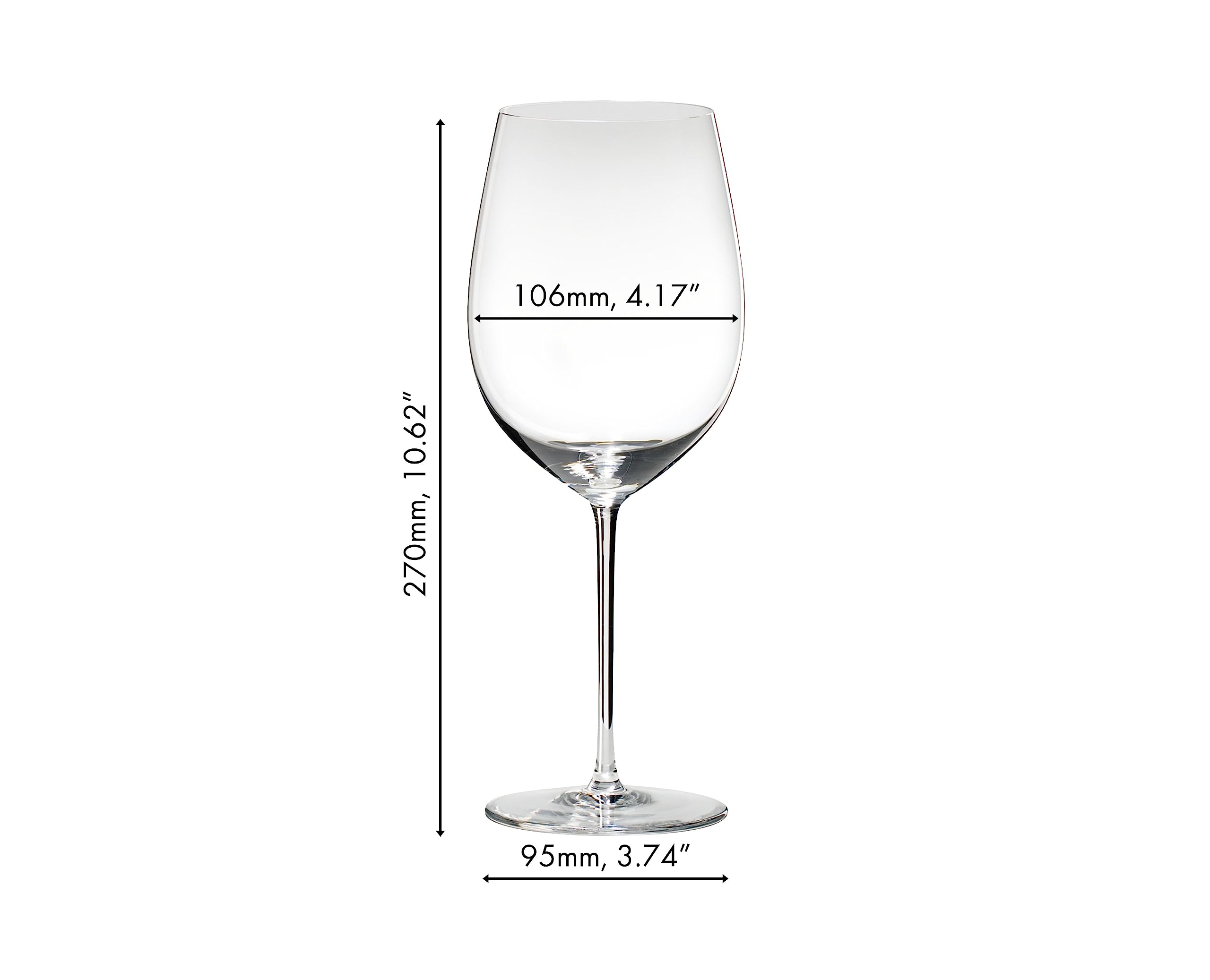 Riedel Sommeliers Bordeaux Grand Cru, apto lavavajillas, cuidado sencillo para uso diario